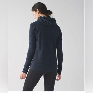 lululemon stress less balaclava funnel neck hoodie size 4